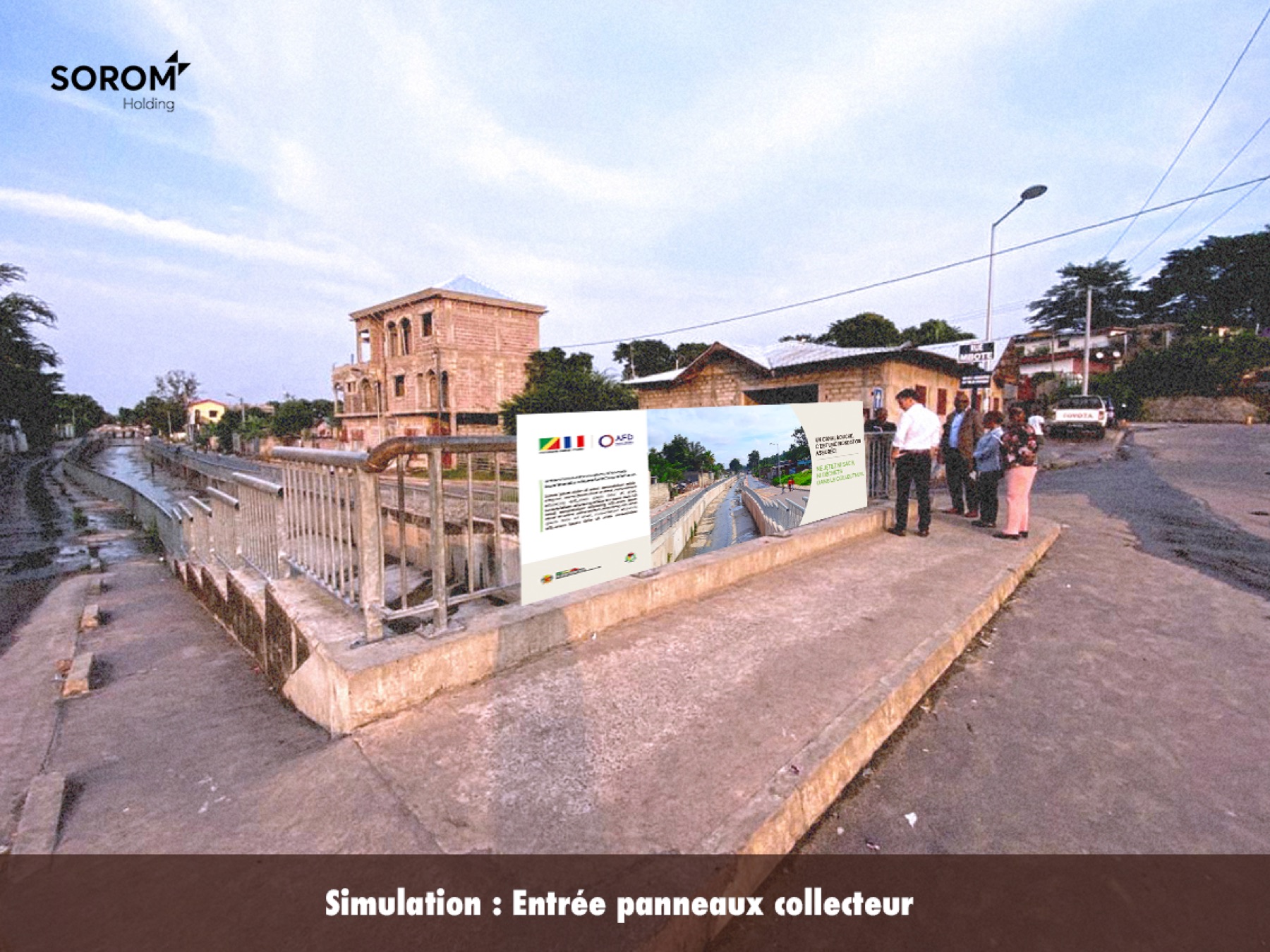 Panneaux d'information publique — simulation d'implantation